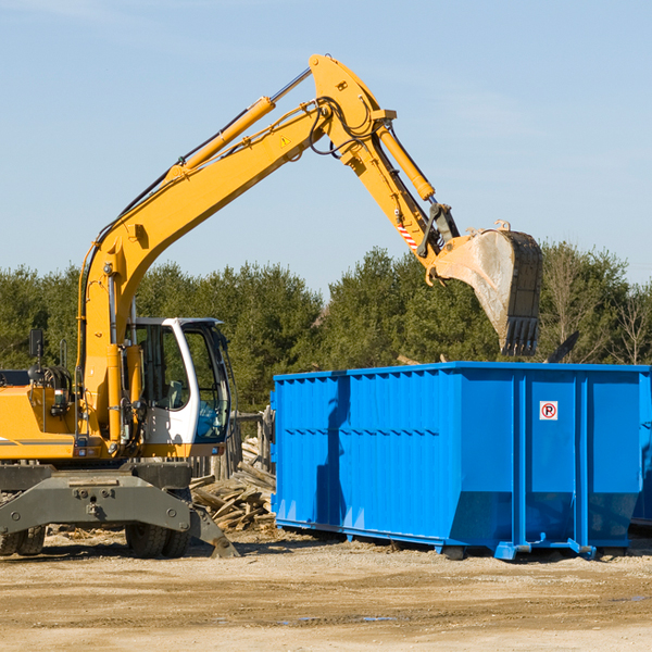 how does a residential dumpster rental service work in Woodsfield